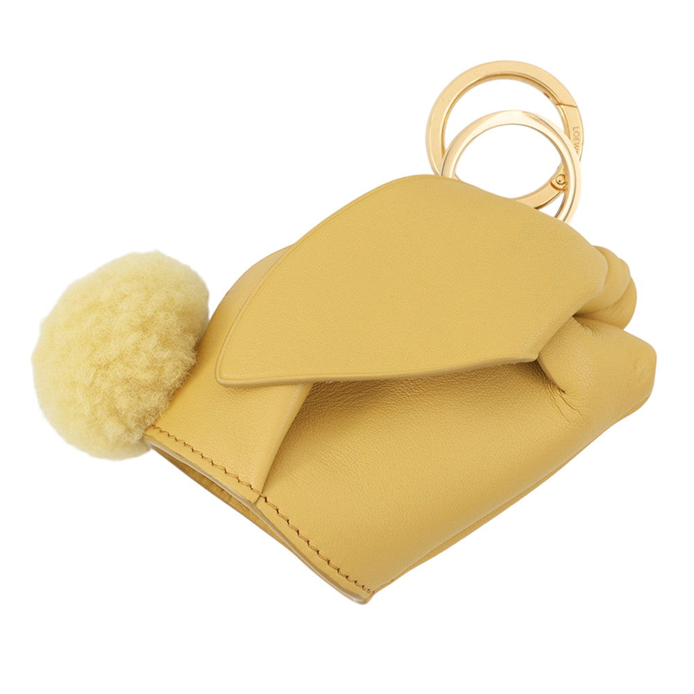 LOEWE LOEWE Animal Bag Charm - Rabbit Yellow Leather