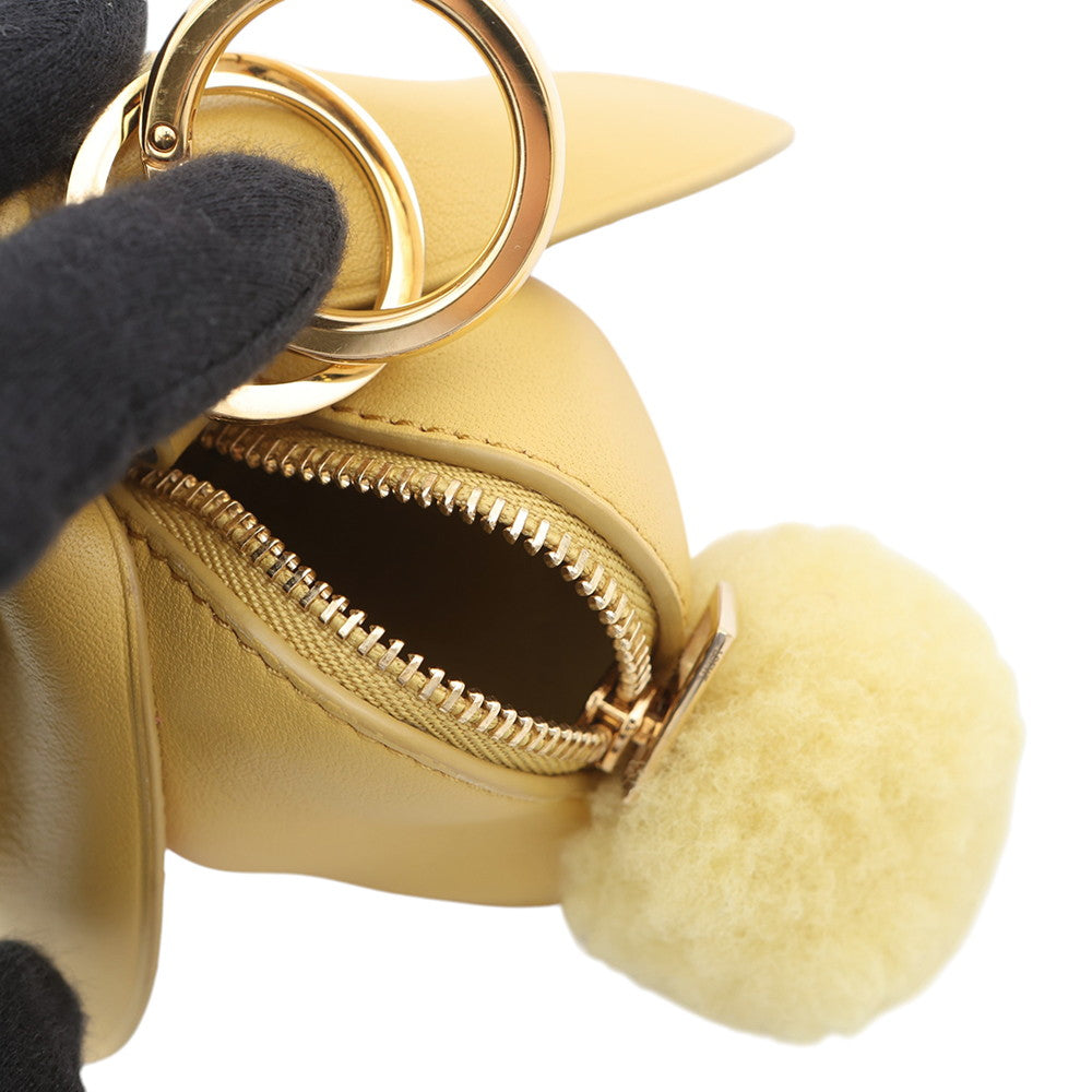 LOEWE LOEWE Animal Bag Charm - Rabbit Yellow Leather