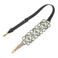 LOEWE Anagram Shoulder Strap Green/BlackC821317X01 Calf Leather