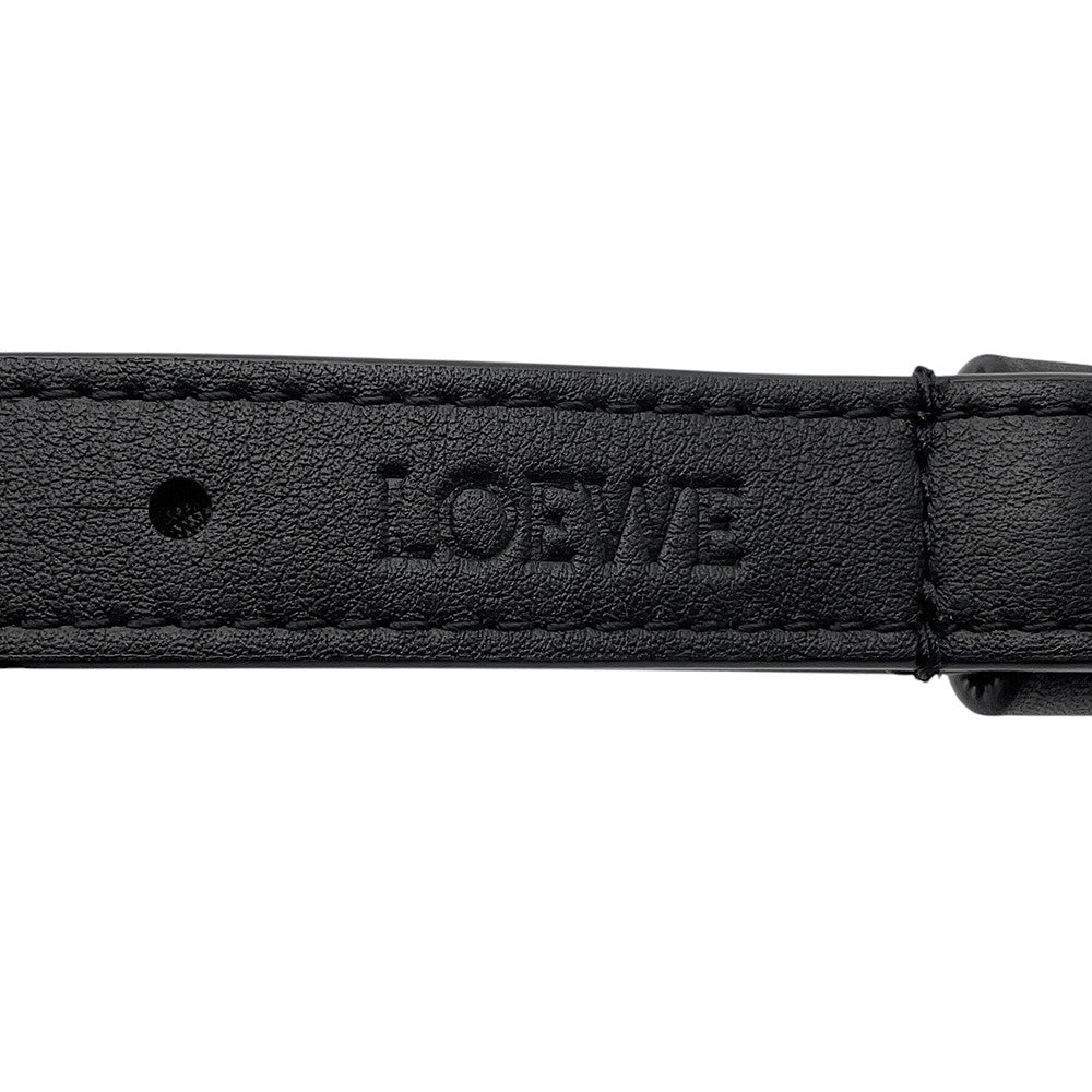 LOEWE Anagram Shoulder Strap Green/BlackC821317X01 Calf Leather