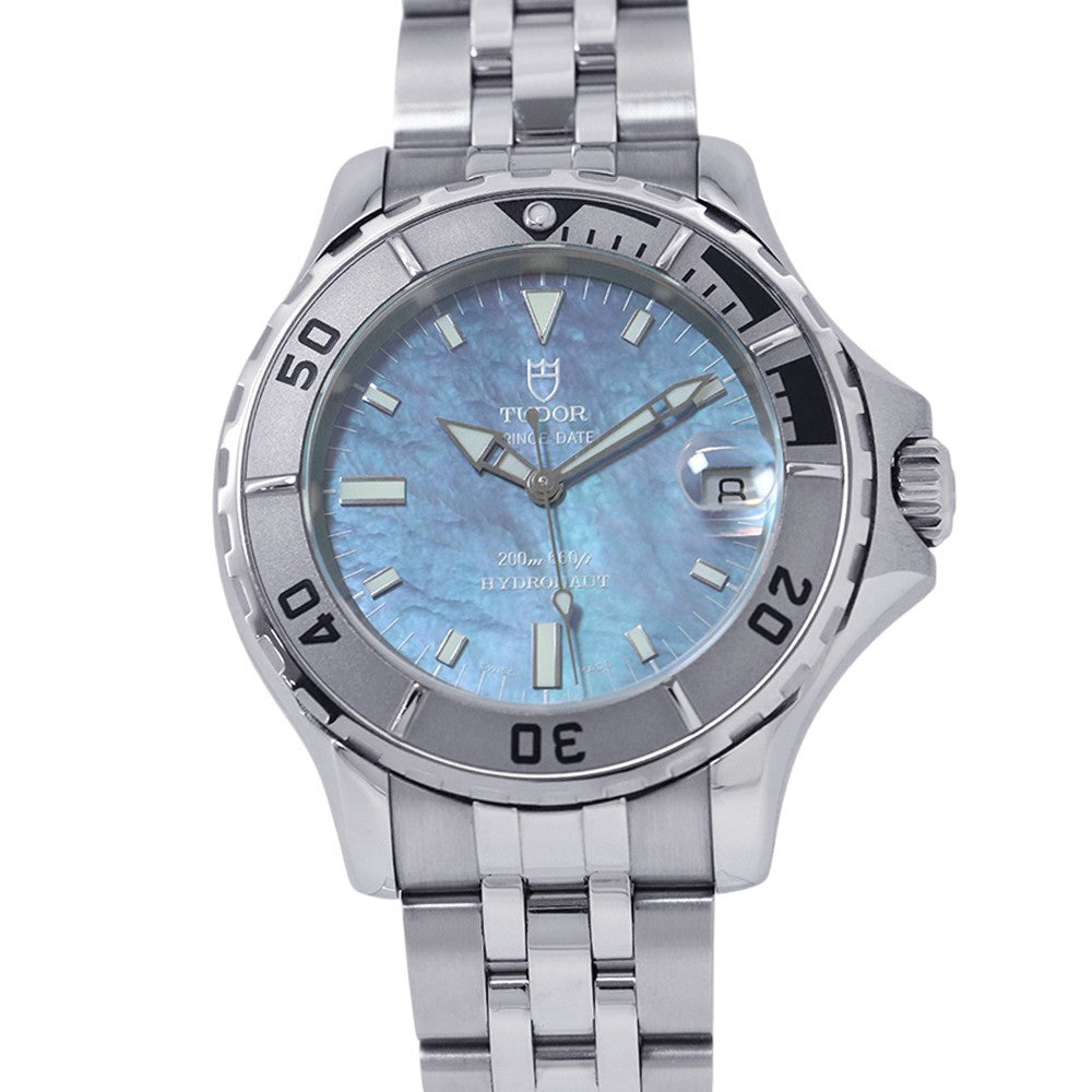 TUDOR Prince Date Hydronaut W36mm Stainless Steel Blue shell Dial85190P