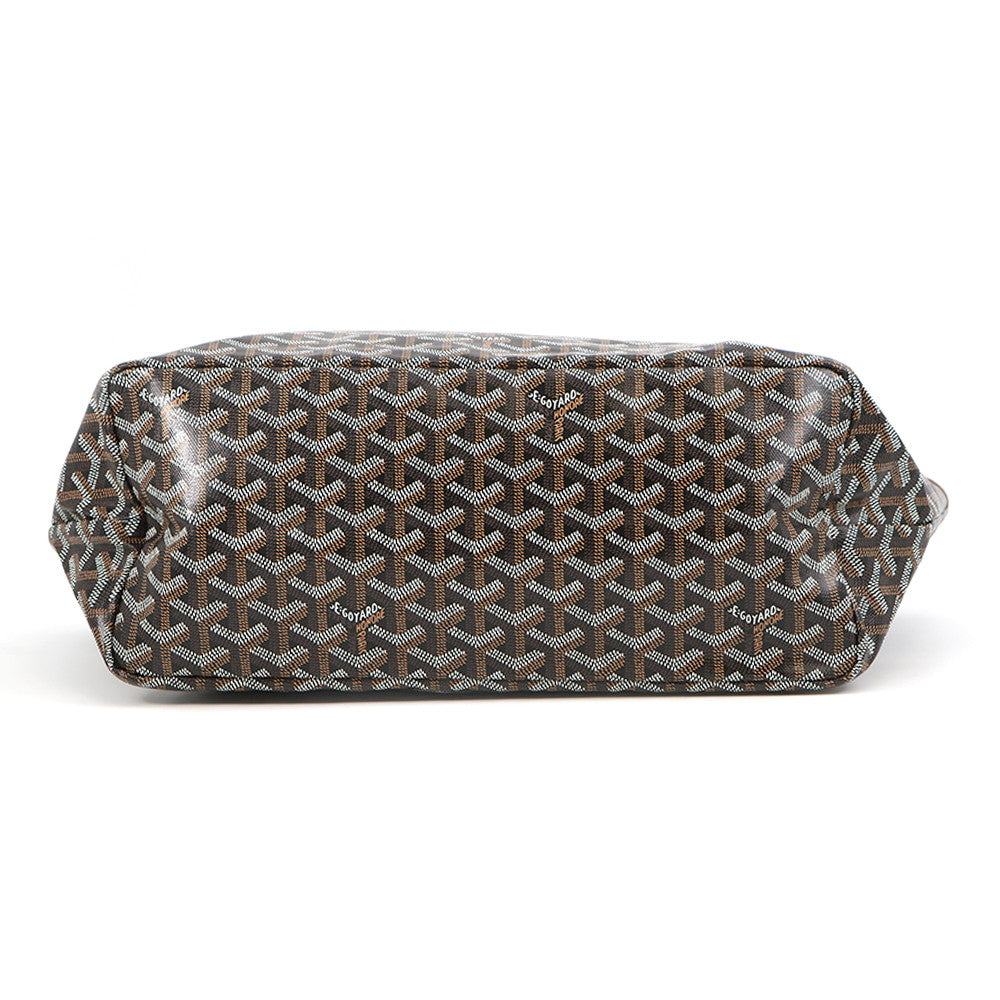 GOYARD Saint Louis Black/TanSTLOUIPMLTY01CL03P PVC Leather Size PM