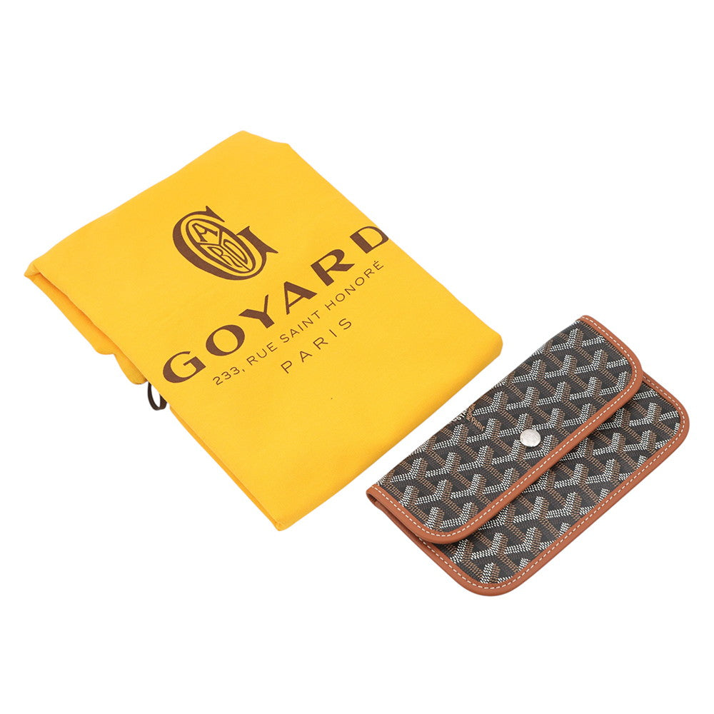 GOYARD Saint Louis Black/TanSTLOUIPMLTY01CL03P PVC Leather Size PM