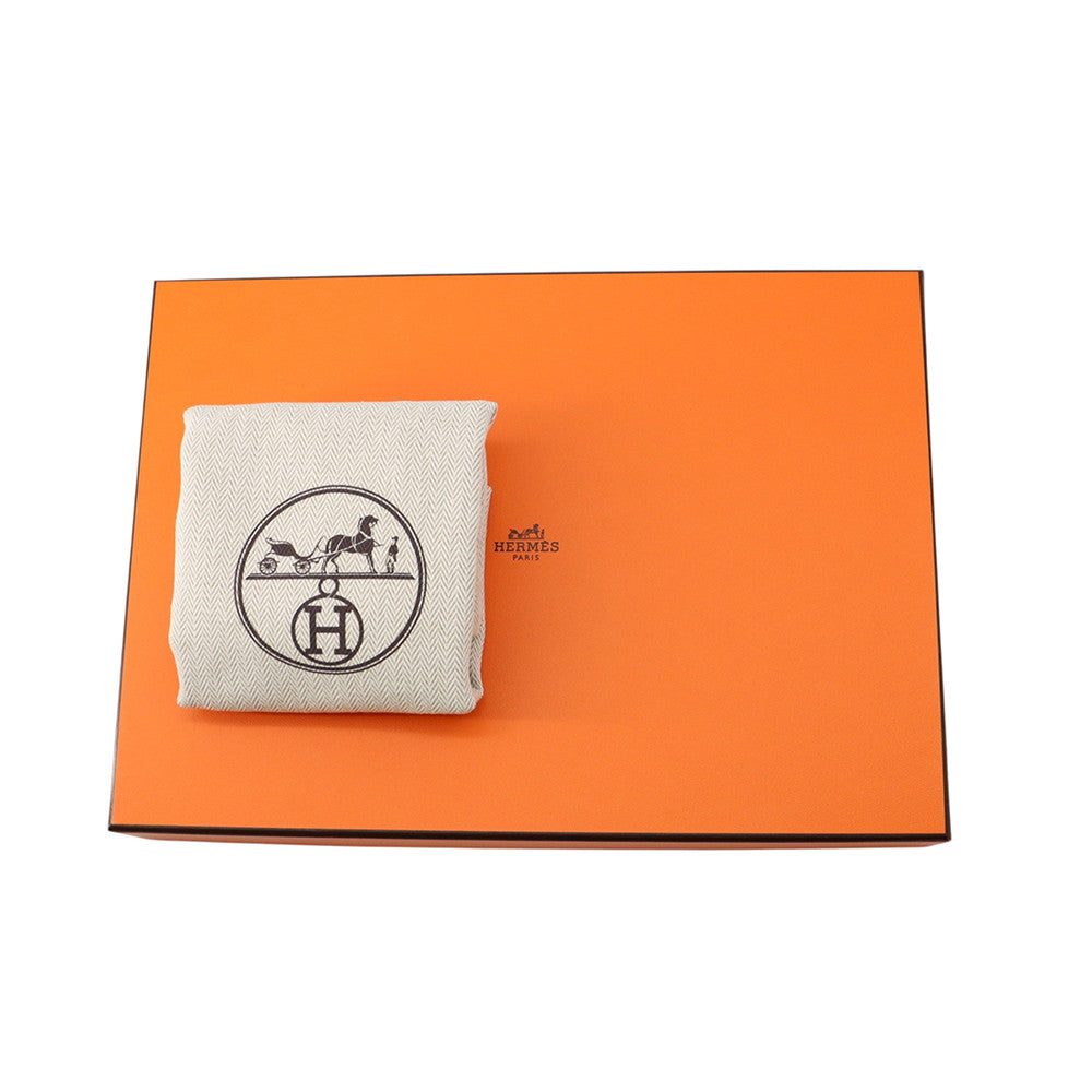 HERMES Herbag zip Ecru/Fauve Toile H Vache Hunter Leather Size Mini