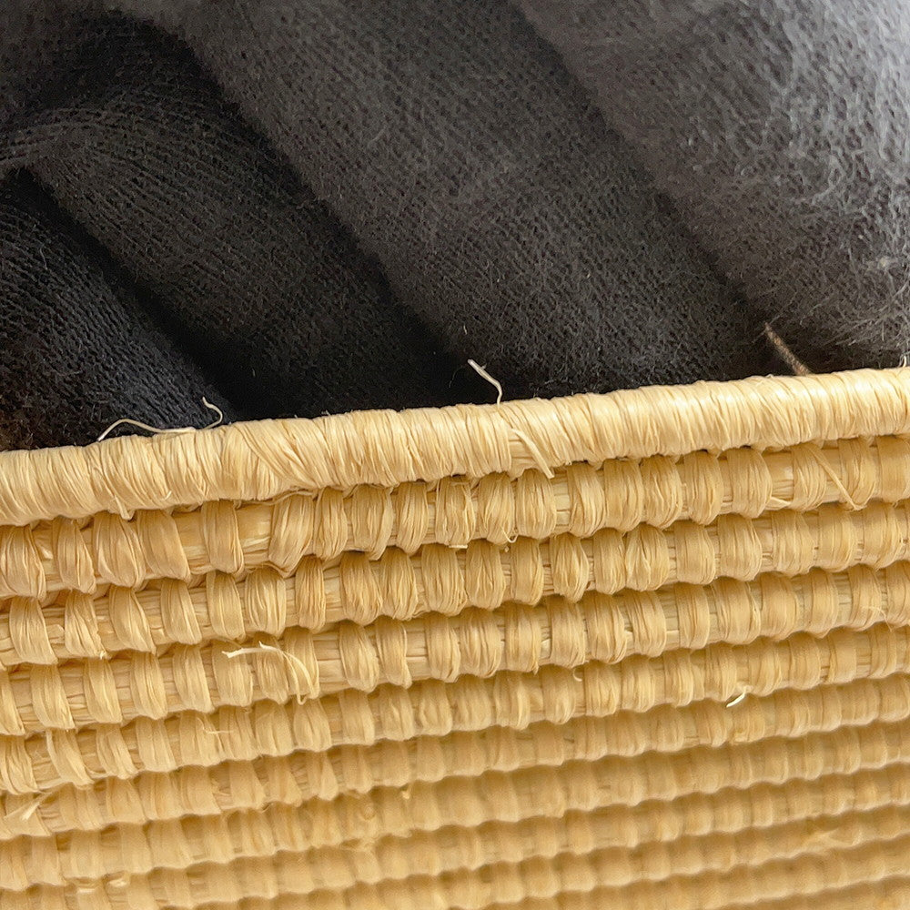 LOEWE Anagram Square Basket Bag Beige/TanACBK099X04 Raffia Leather Size Small