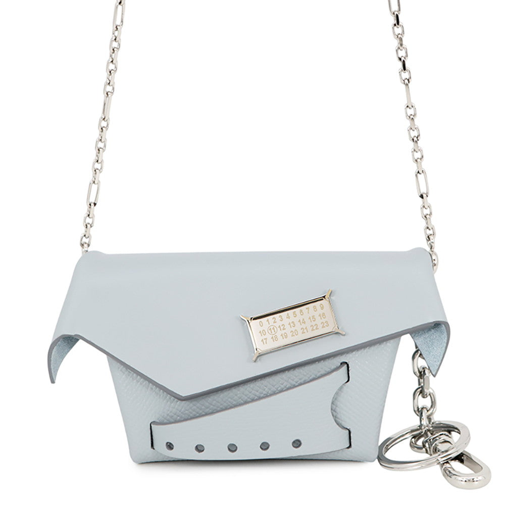 Maison Margiela Maison Margiela Snatched Chain Shoulder Bag SmokeBlueSA2VL0010 Leather Size Small