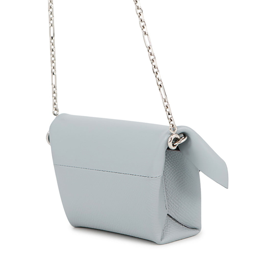 Maison Margiela Maison Margiela Snatched Chain Shoulder Bag SmokeBlueSA2VL0010 Leather Size Small