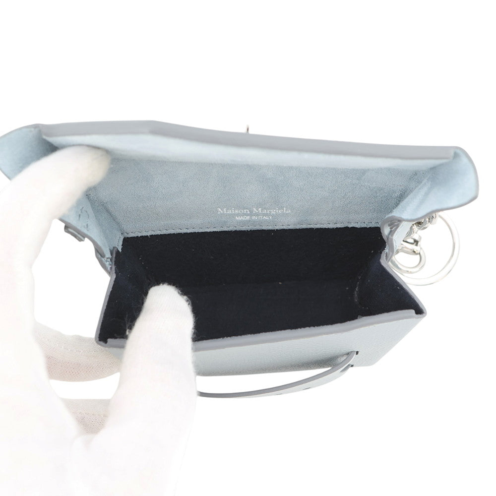Maison Margiela Maison Margiela Snatched Chain Shoulder Bag SmokeBlueSA2VL0010 Leather Size Small