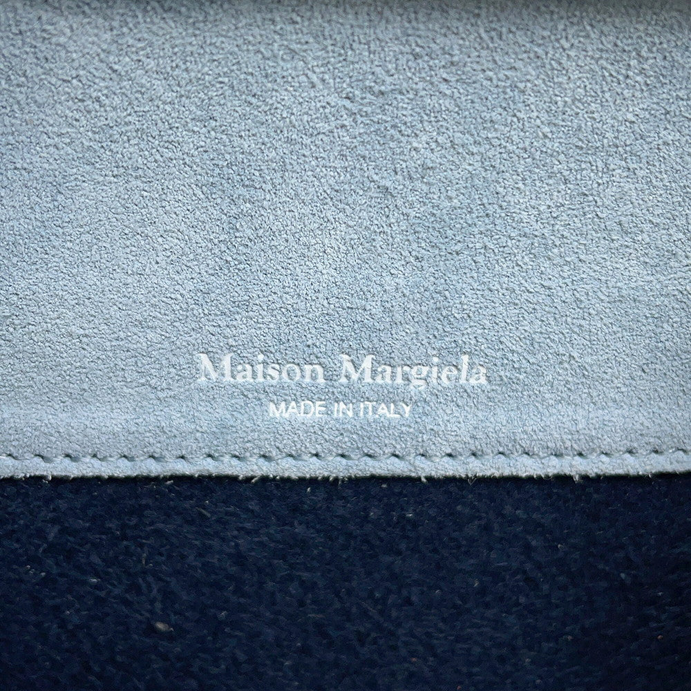 Maison Margiela Maison Margiela Snatched Chain Shoulder Bag SmokeBlueSA2VL0010 Leather Size Small