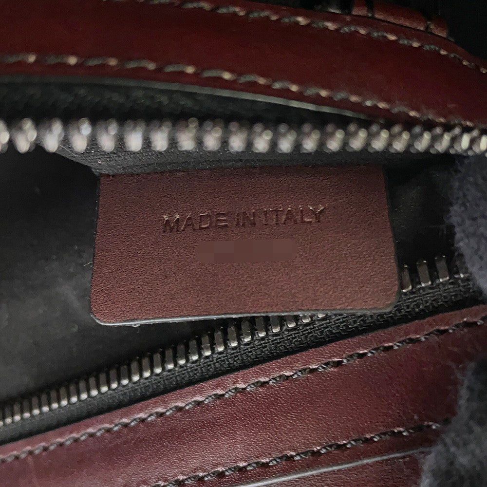 Berluti Calligraphy Tote Bag Brown Leather