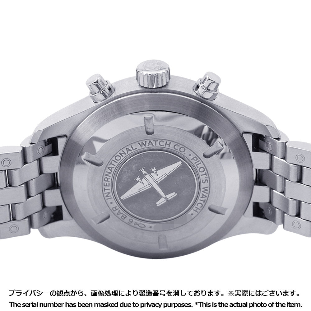 IWC Pilot's Watch Chronograph W43mm Stainless Steel Black DialIW377710