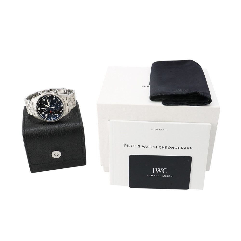 IWC Pilot's Watch Chronograph W43mm Stainless Steel Black DialIW377710