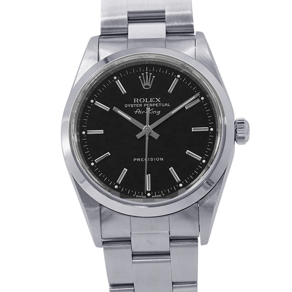 ROLEX Air-King W34mm Stainless Steel Black Dial14000