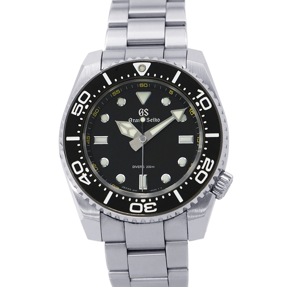 SEIKO Grand Seiko Sports Collection Diver W43.6mm Stainless Steel Black DialSBGX335