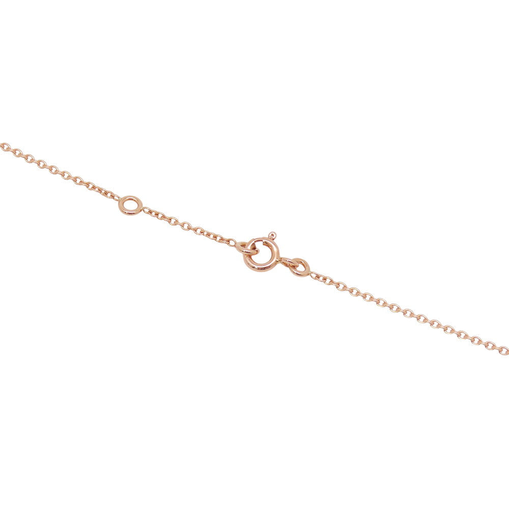 HERMES Chaine d'Ancre Farandole Necklace Size PM 18K Pink Gold