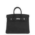 HERMES Birkin Black Togo Leather Size 25