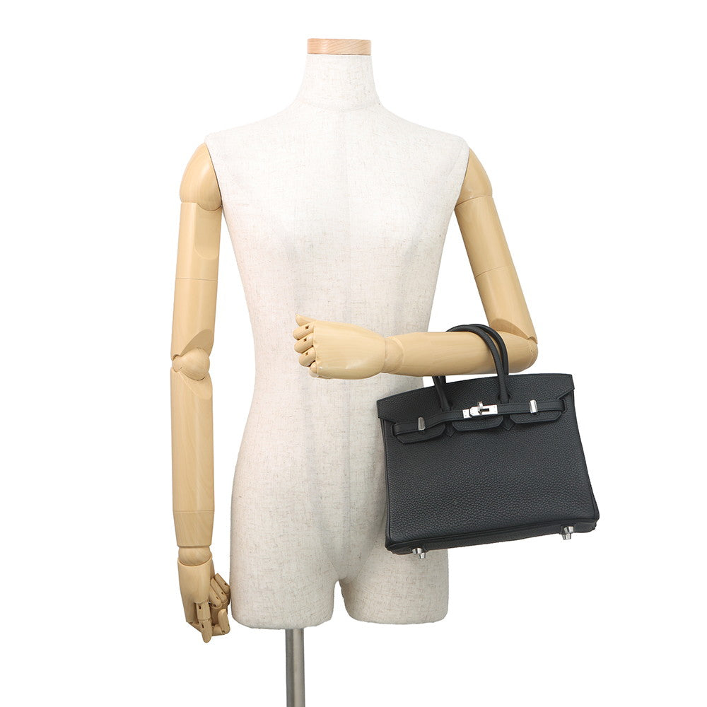 HERMES Birkin Black Togo Leather Size 25