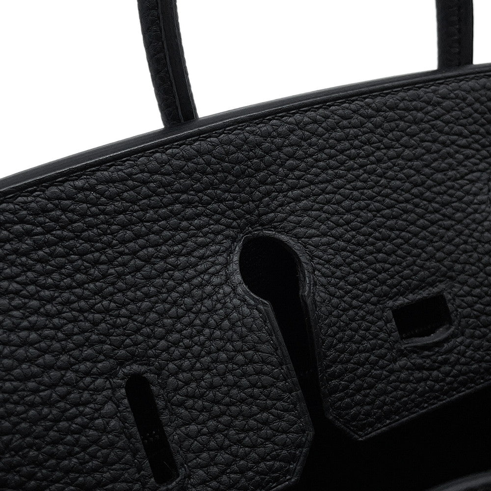 HERMES Birkin Black Togo Leather Size 25