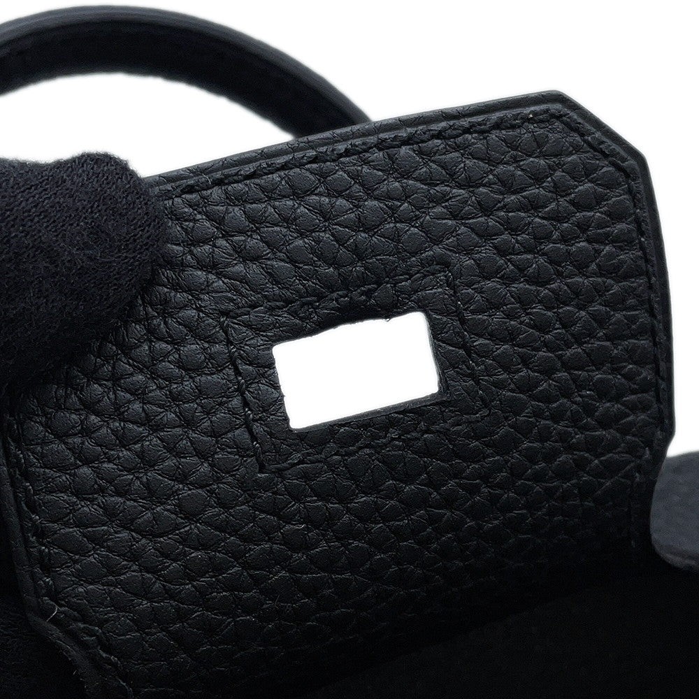 HERMES Birkin Black Togo Leather Size 25