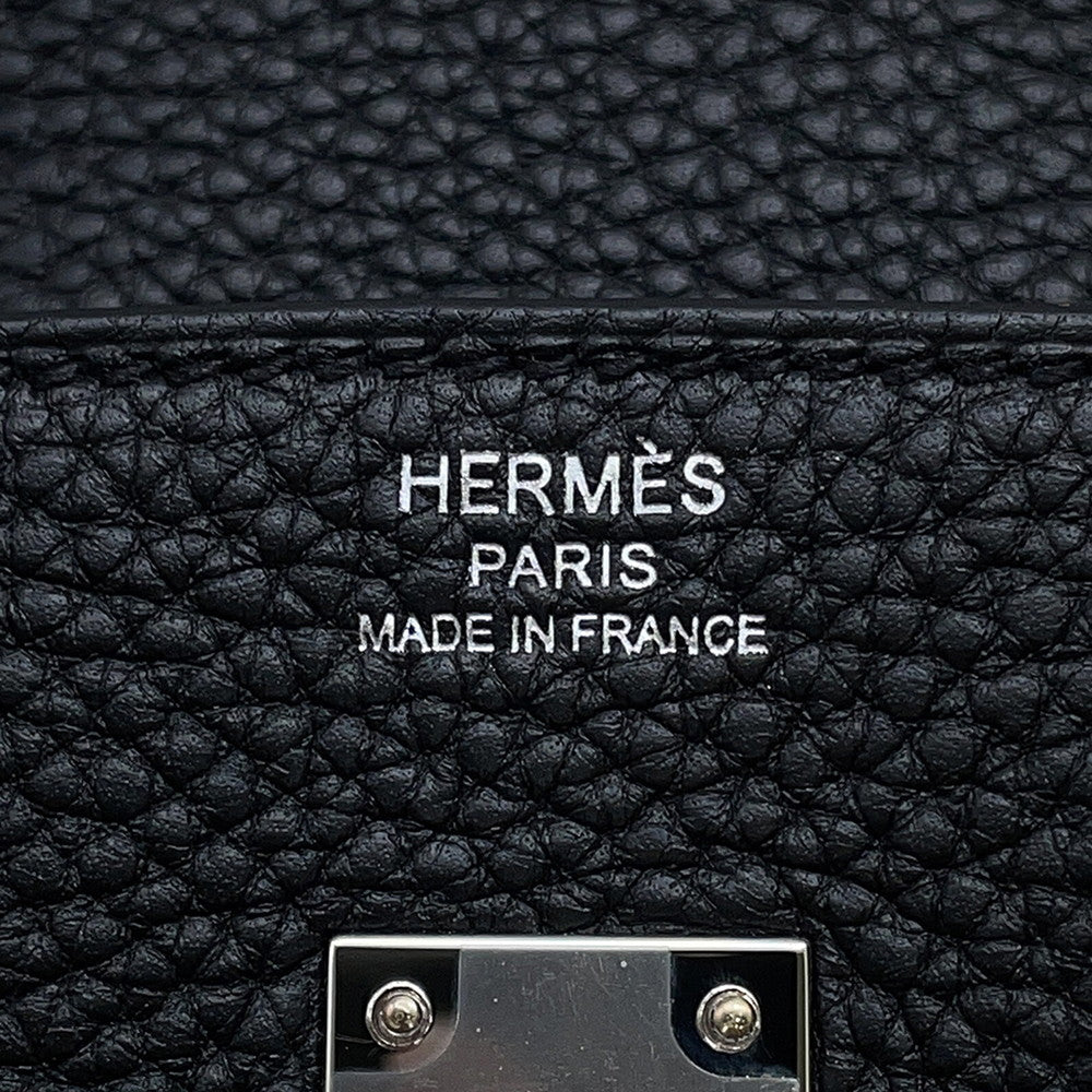 HERMES Birkin Black Togo Leather Size 25