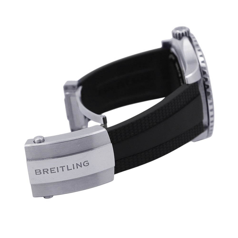 BREITLING Superocean Automatic 44 W44mm Stainless Steel Rubber Turquise Blue DialA17376211L2S1