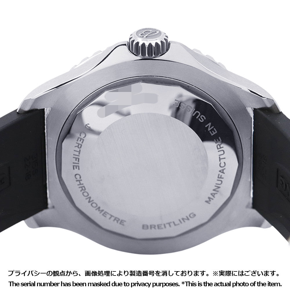 BREITLING Superocean Automatic 44 W44mm Stainless Steel Rubber Turquise Blue DialA17376211L2S1