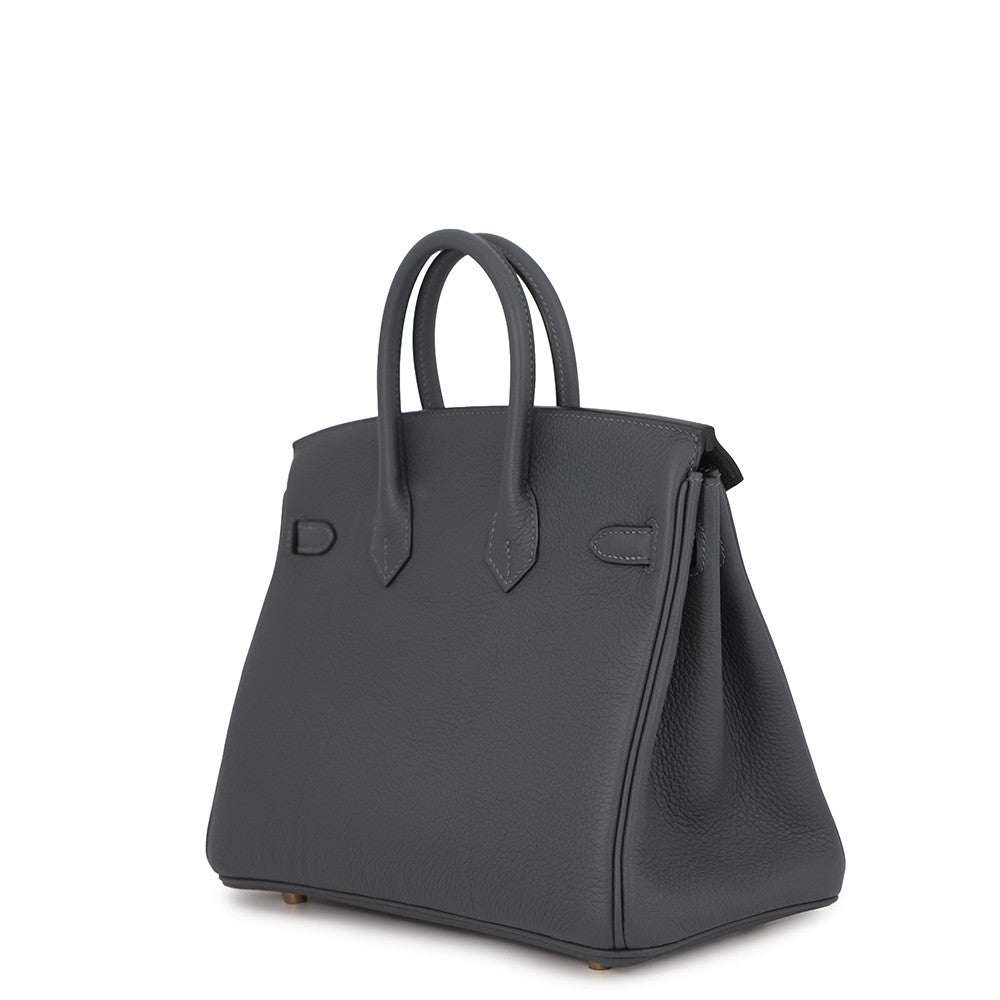 HERMES Birkin Ardoise Togo Leather Size 25