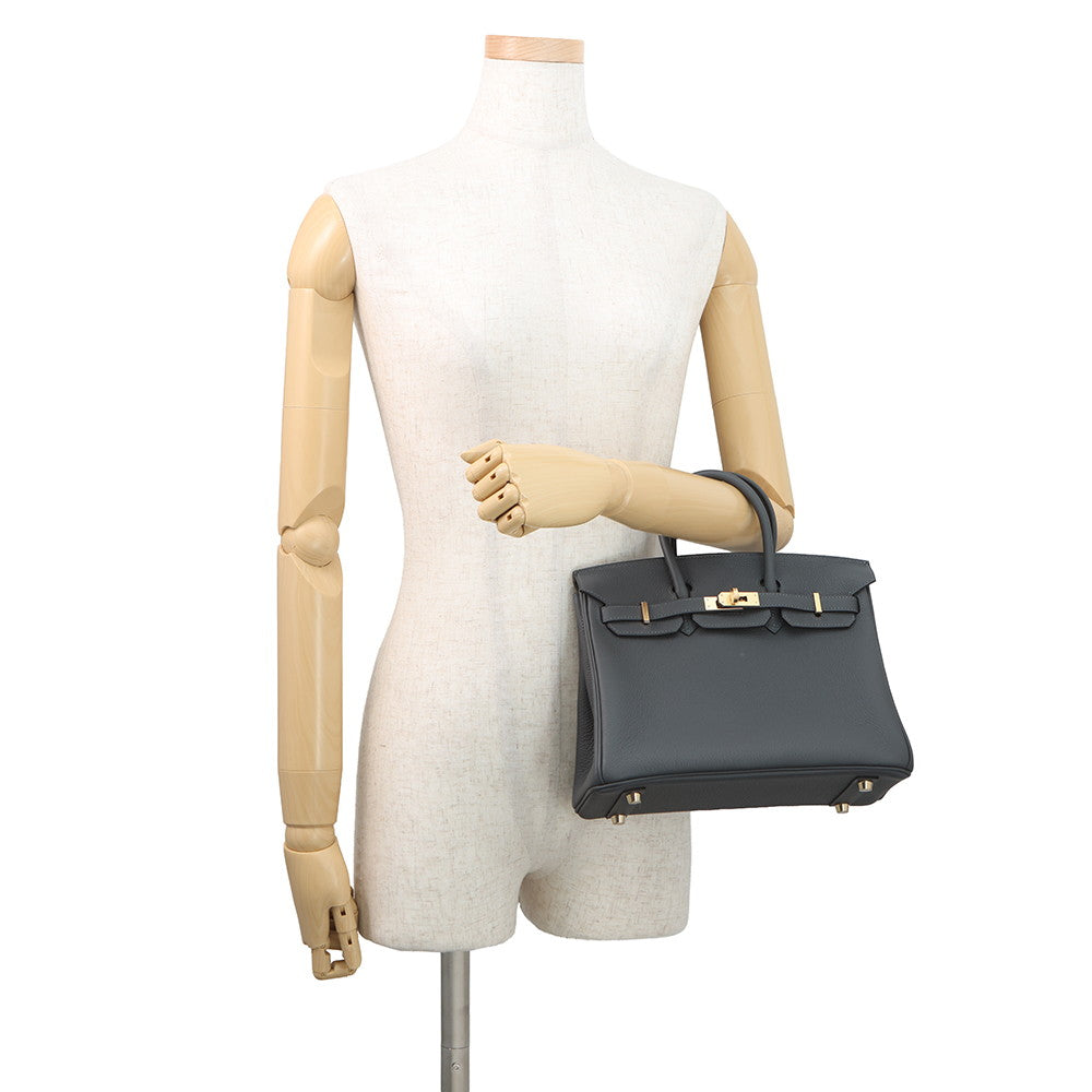 HERMES Birkin Ardoise Togo Leather Size 25