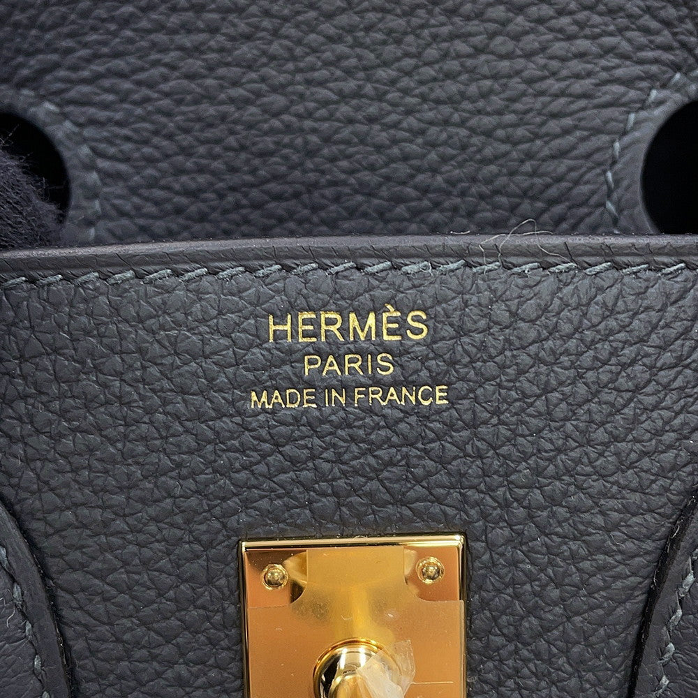 HERMES Birkin Ardoise Togo Leather Size 25