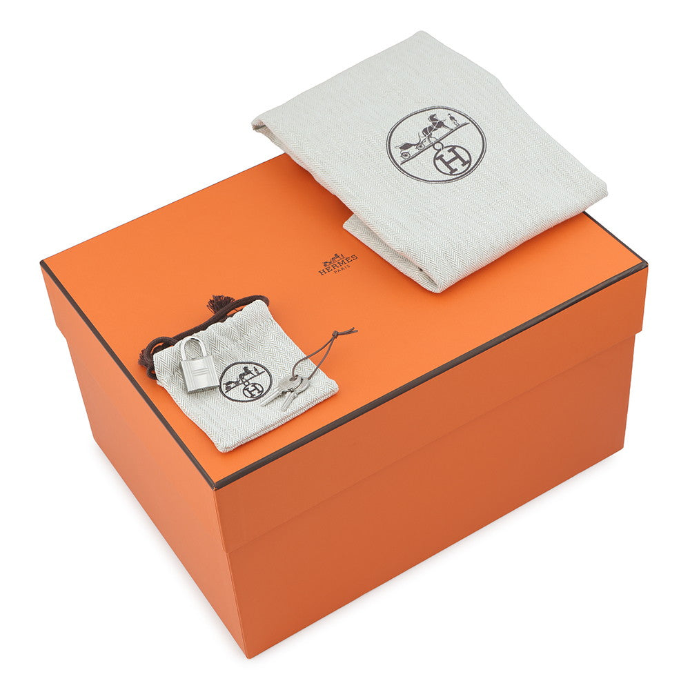 HERMES Picotin Lock New Blue Jean Taurillon Clemence Size PM