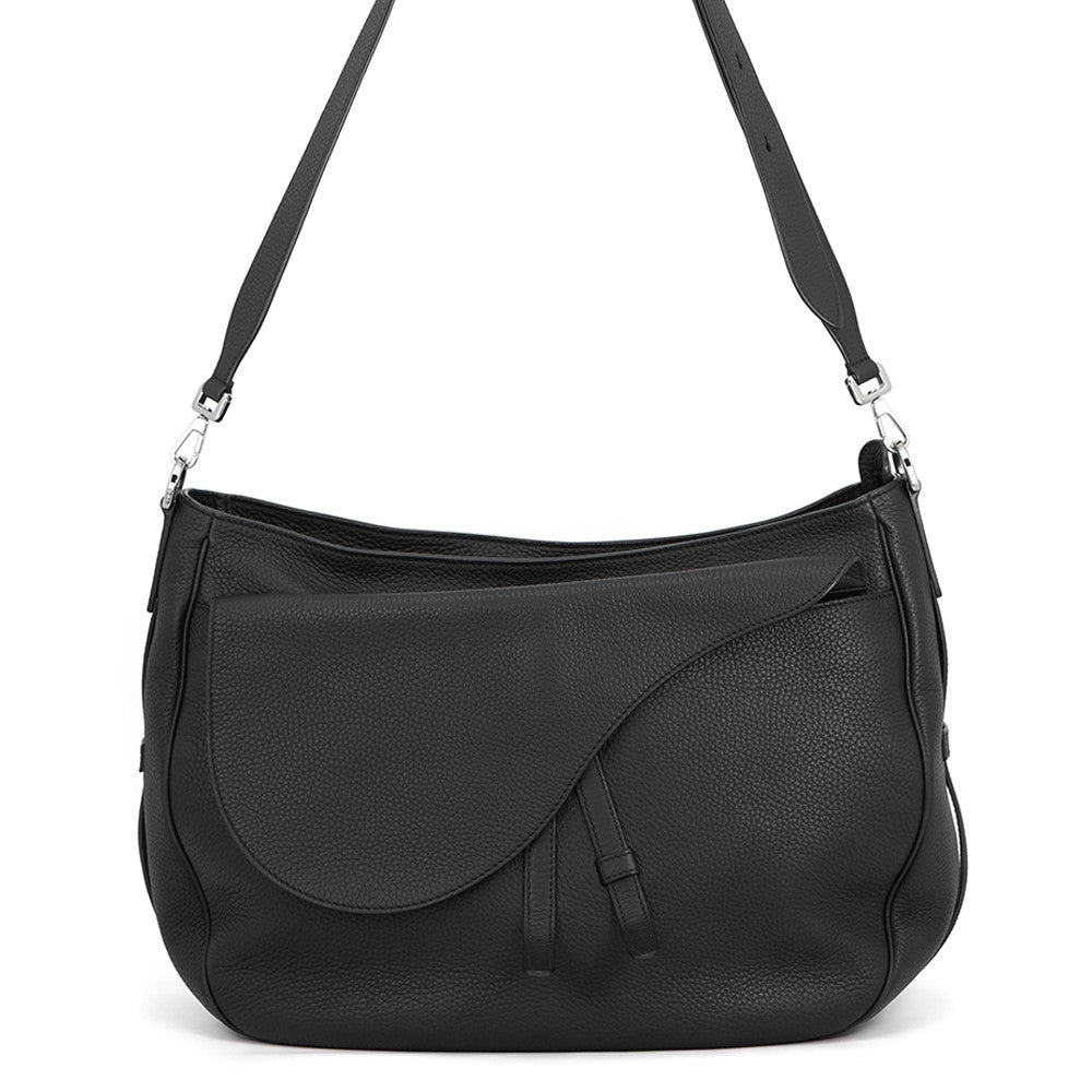 Dior Saddle 2-Way Soft Bag Black1ADHO023ULC_H00N Leather