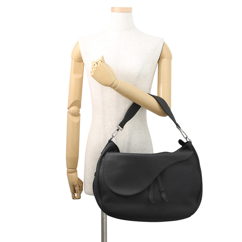 Dior Saddle 2-Way Soft Bag Black1ADHO023ULC_H00N Leather