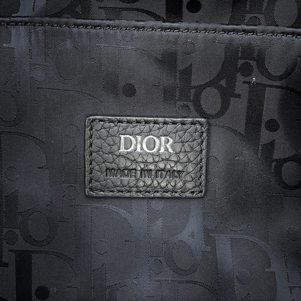 Dior Saddle 2-Way Soft Bag Black1ADHO023ULC_H00N Leather