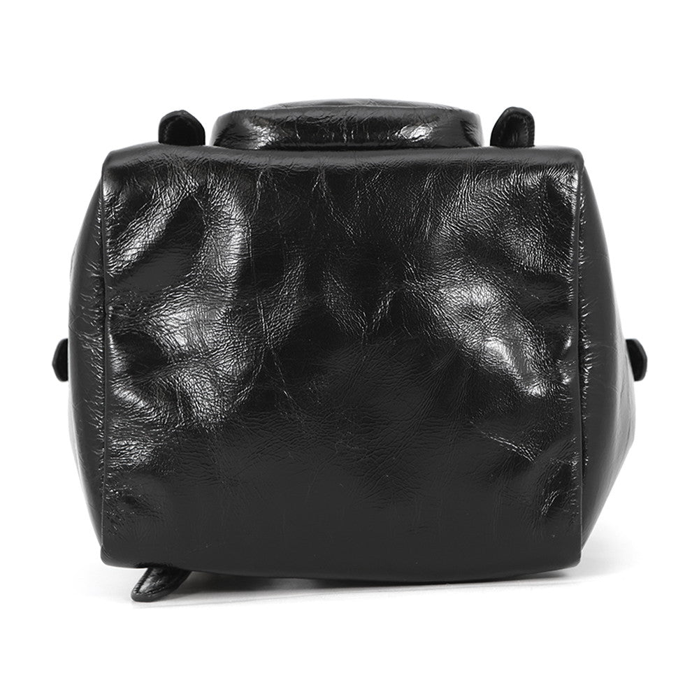 PRADA Dunkle Handbag Black1BB137 Leather Size Mini