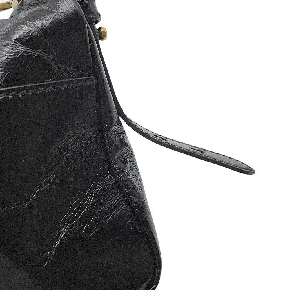 PRADA Dunkle Handbag Black1BB137 Leather Size Mini