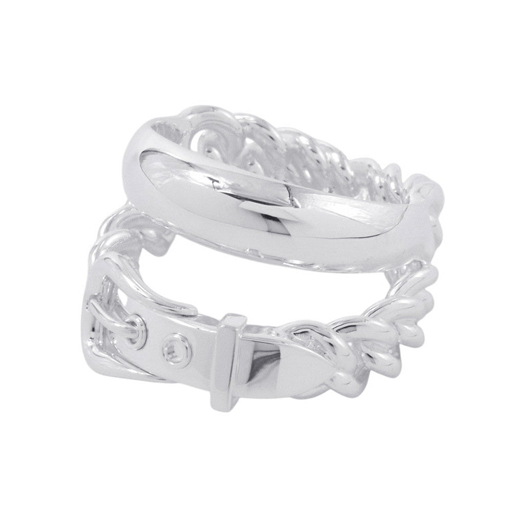 HERMES BoucleSellier Inflexible Ring Size 54/#14 SV925