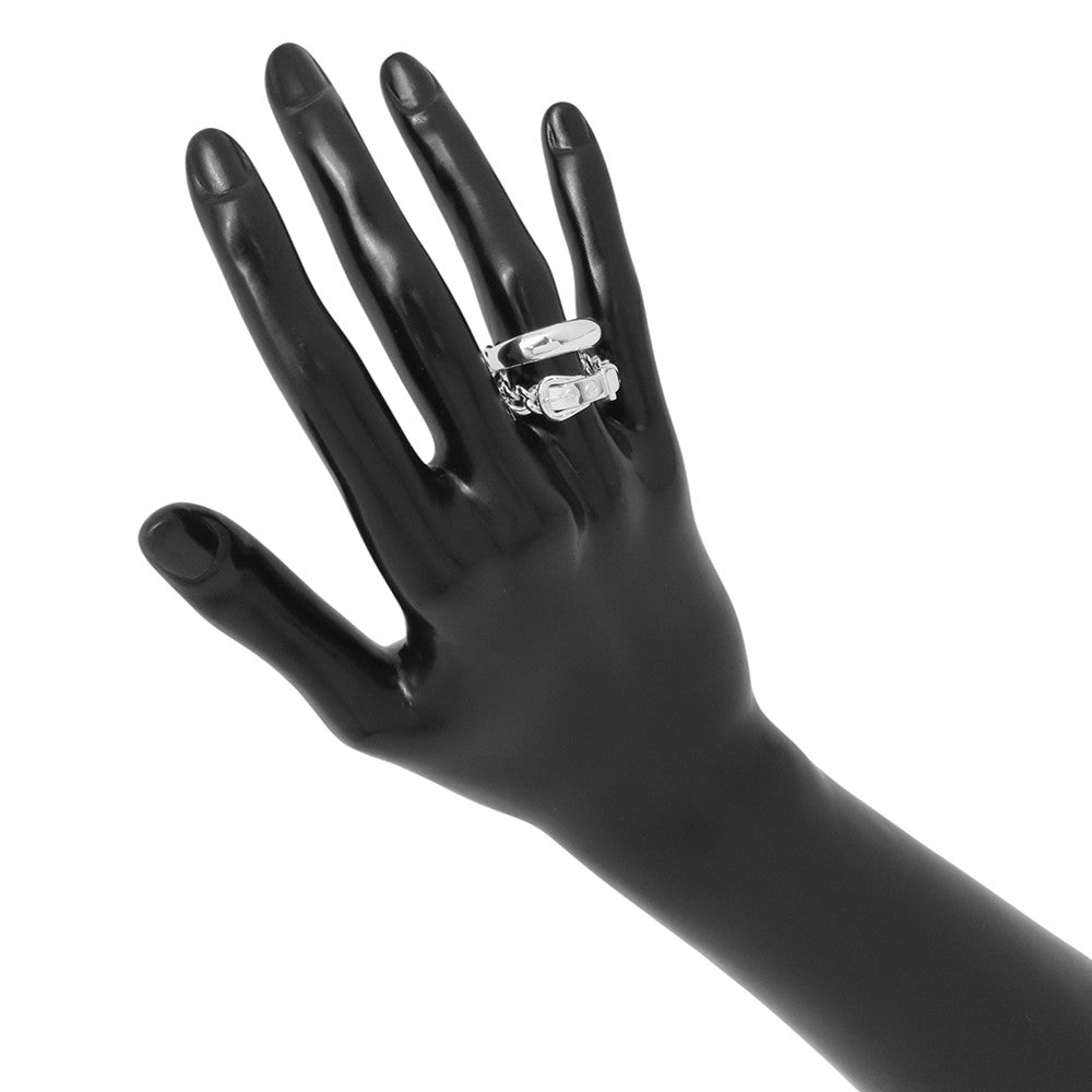 HERMES BoucleSellier Inflexible Ring Size 54/#14 SV925