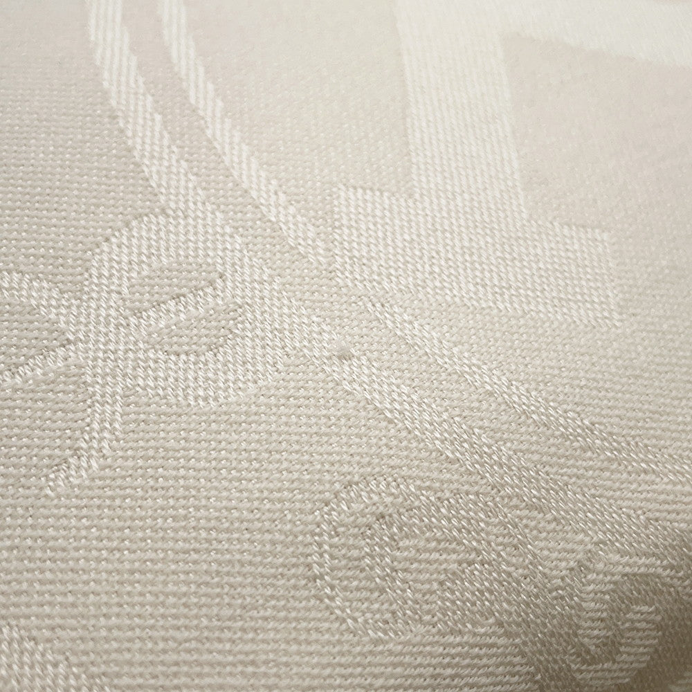 HERMES Stole New Libris Size 75x213 cm Ivoire Cashmere85% Silk15%