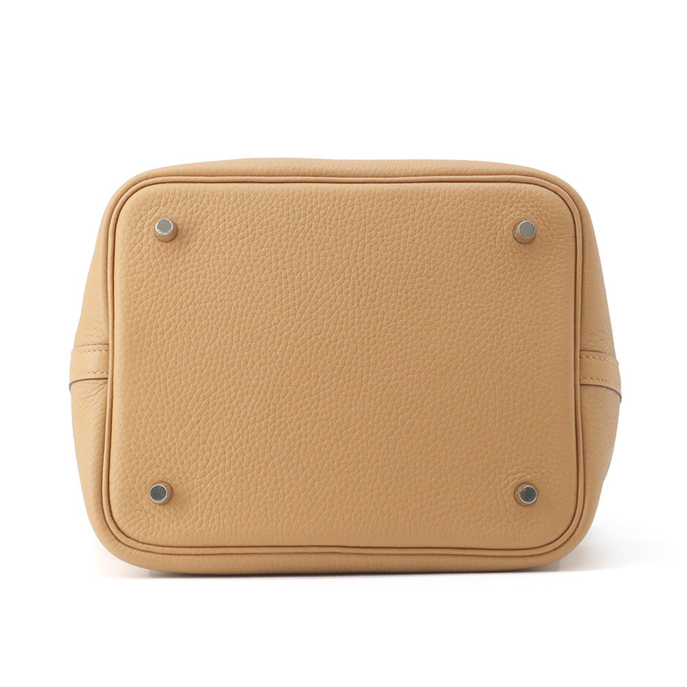 HERMES Picotin Lock Biscuit Taurillon Clemence Size MM