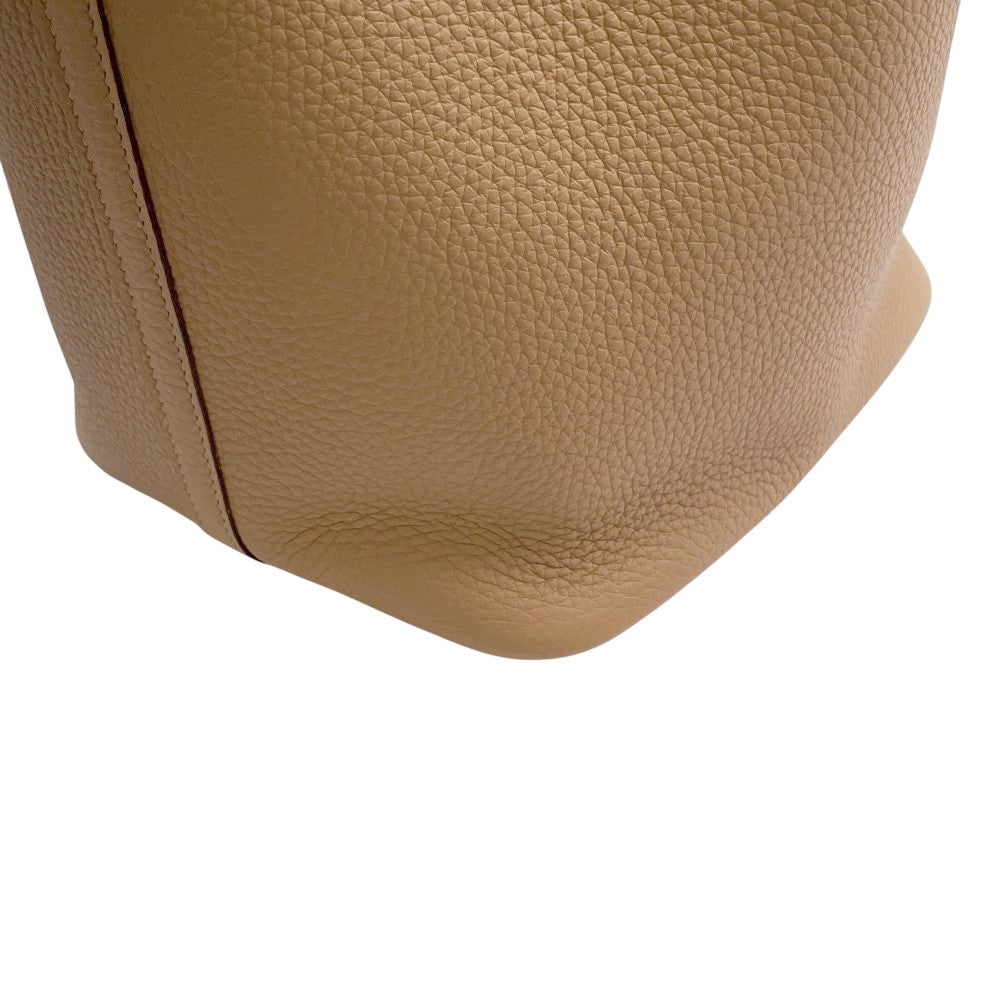HERMES Picotin Lock Biscuit Taurillon Clemence Size MM