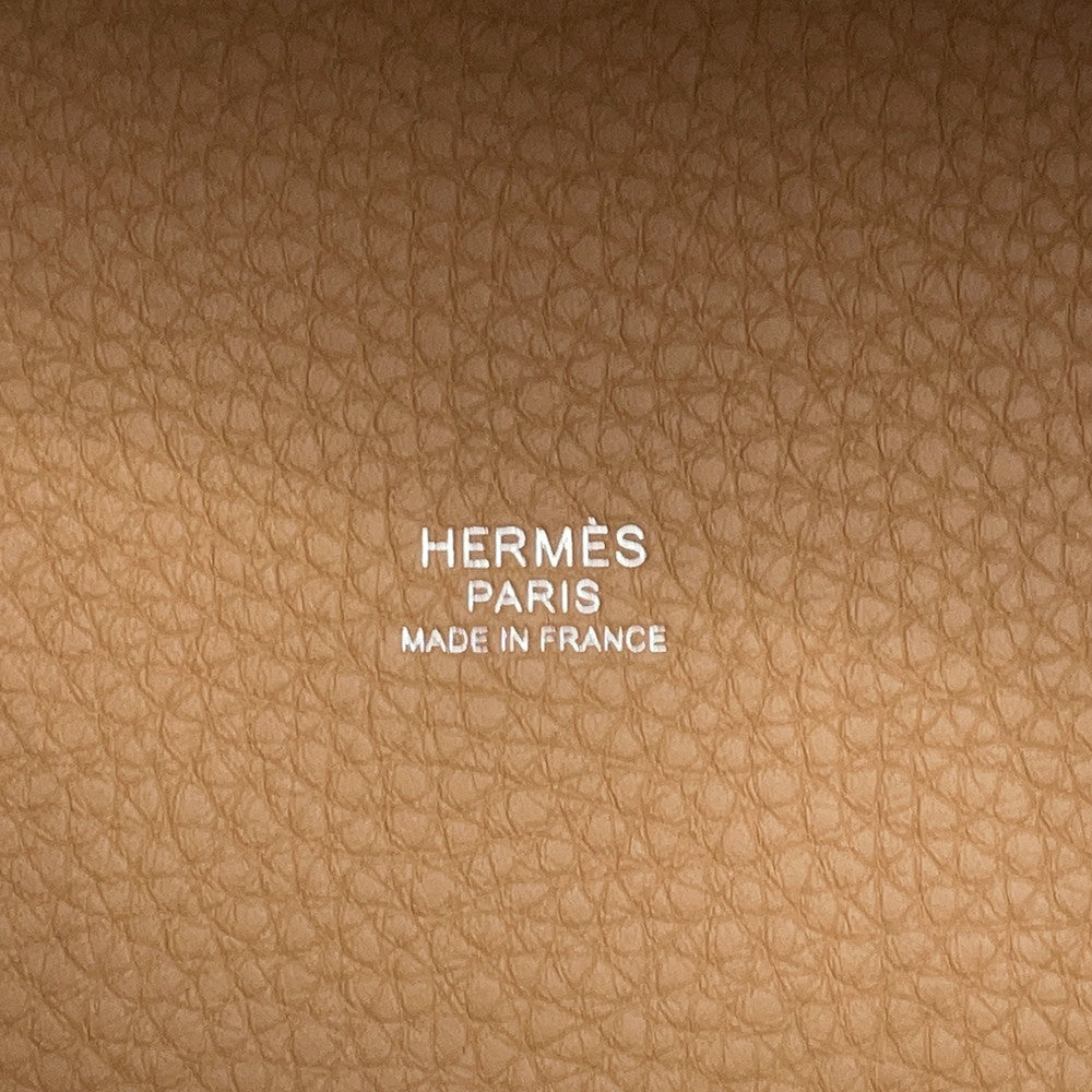 HERMES Picotin Lock Biscuit Taurillon Clemence Size MM
