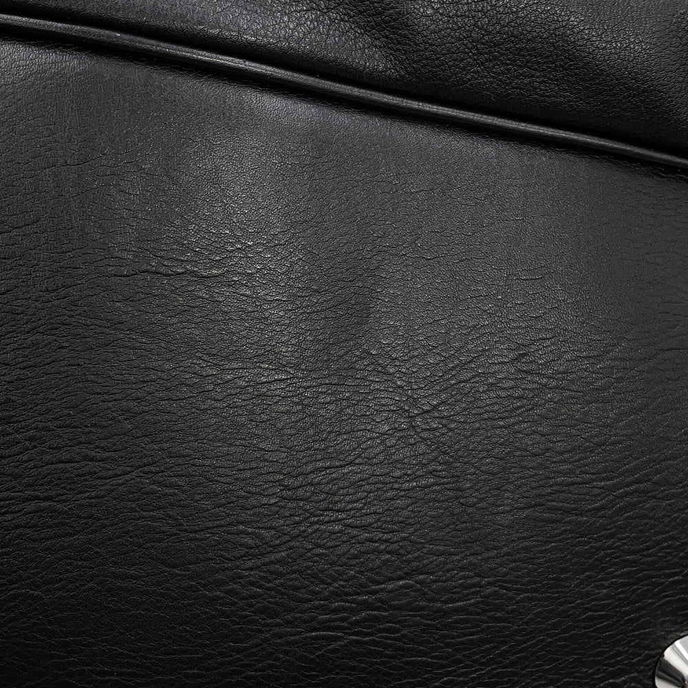 Dior CD Logo Handbag Black Leather