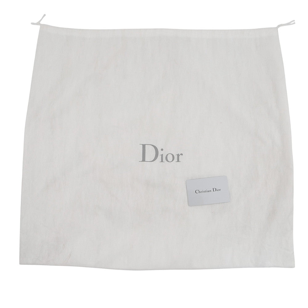 Dior CD Logo Handbag Black Leather
