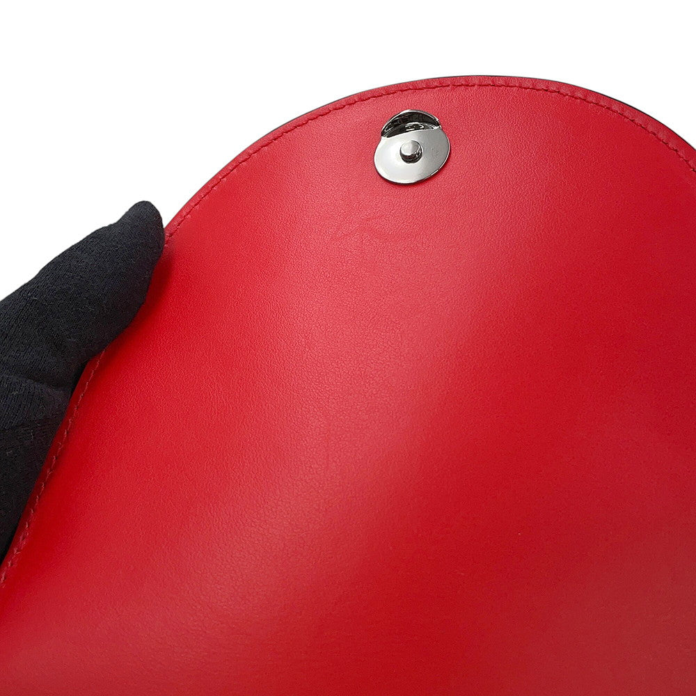 Christian Louboutin Explorer Funk Studded Backpack Black/Red3215038 Leather Canvas Size Small