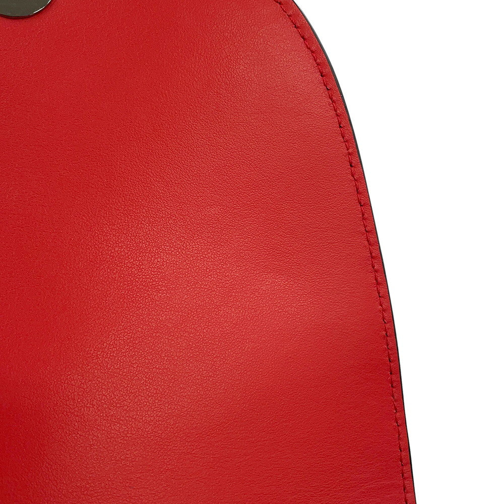 Christian Louboutin Explorer Funk Studded Backpack Black/Red3215038 Leather Canvas Size Small