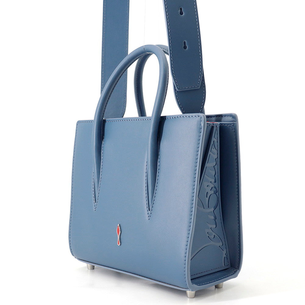 Christian Louboutin Paloma Denim Top Handle Blue3245299 Denim Leather Size Mini