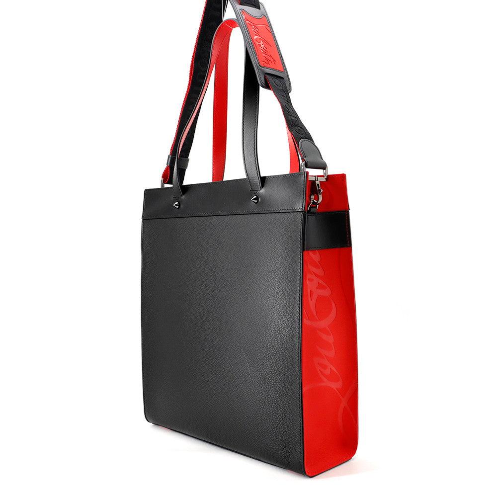 Christian Louboutin Tote Bag Ruistote Black/Red1225141B378 Leather