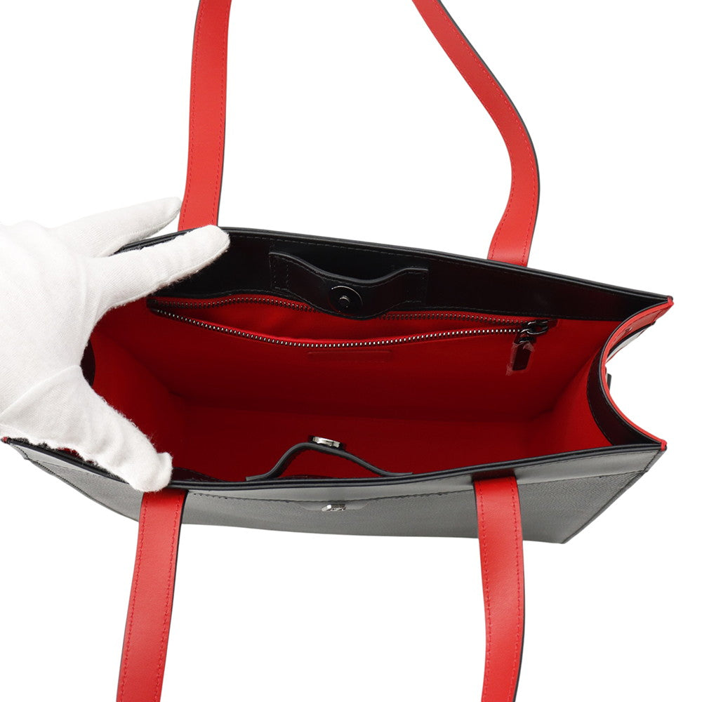 Christian Louboutin Tote Bag Ruistote Black/Red1225141B378 Leather