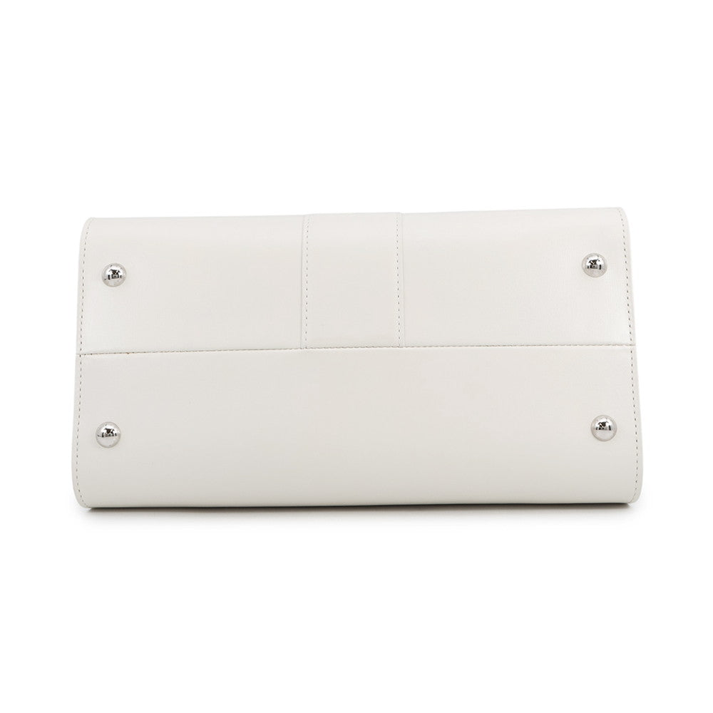 Delvaux Brillon Rumor WhiteAA0480BFF010DCM Box Calf Leather Size MM