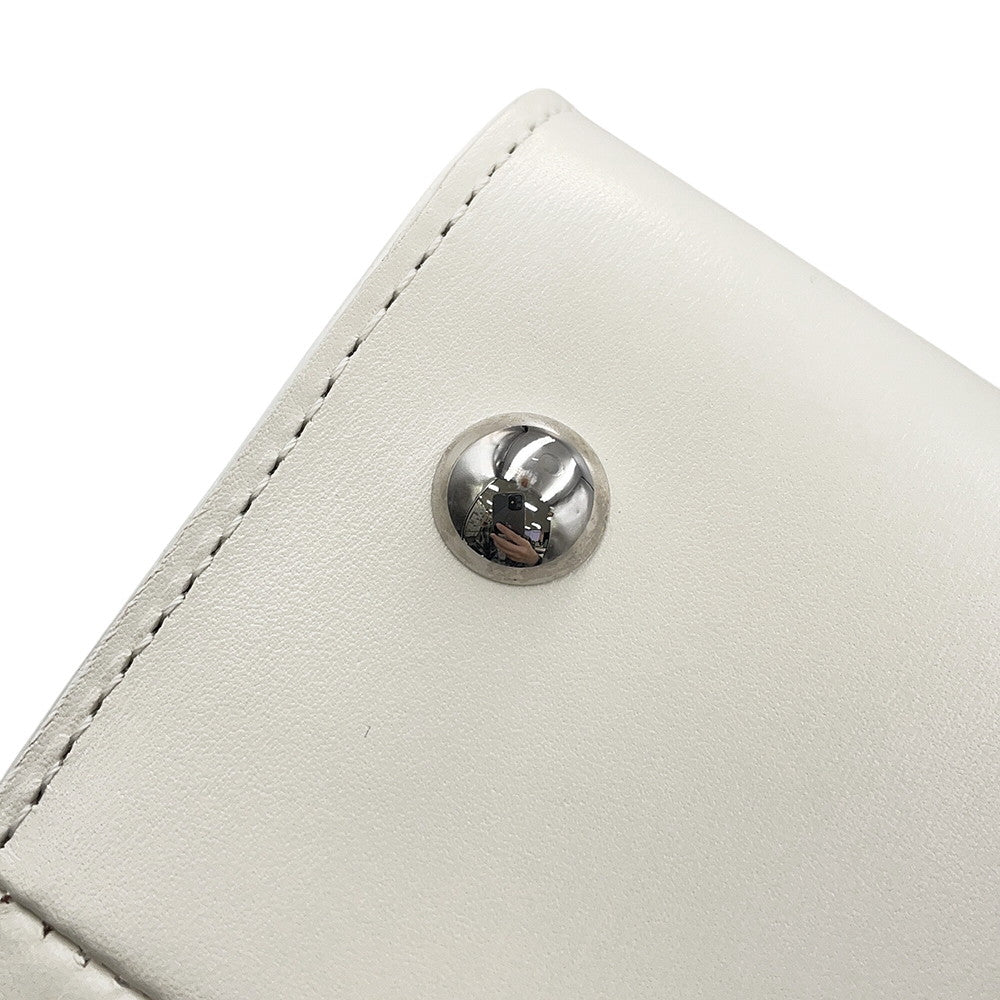 Delvaux Brillon Rumor WhiteAA0480BFF010DCM Box Calf Leather Size MM